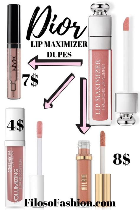 dupe glow dior lip|dior addict lip maximizer dupe.